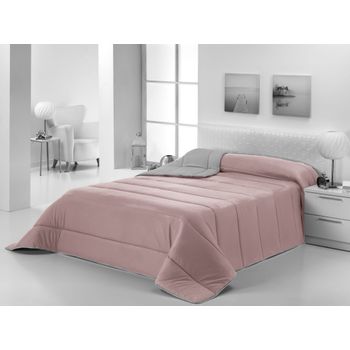 Edredón Nórdico 300gr Bicolor Reversible Cama 135cm Nude / Gris