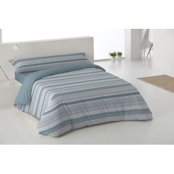 Funda Nórdica De Dos Piezas Albry Azul Cama 90 Cm