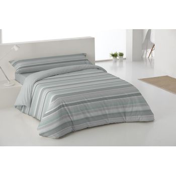 Funda Nórdica Reversible Navia Gris Microfibra Gris 240x220 Cama De 150 con  Ofertas en Carrefour