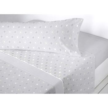 Juego Sábanas Invierno 3 piezas Coralina Belda barato Color Gris Medidas  Cama 90 cm