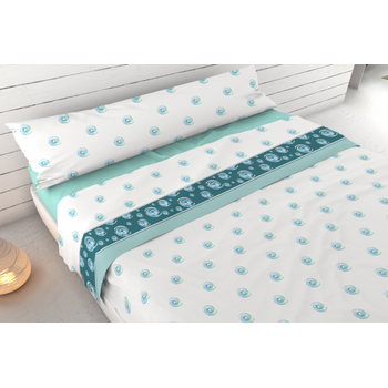 Sabanas Coralina 180-Sleepdown-Juego De Cama De Lujo Acolchado De 4 Uds.,  Ropa De Cama, EdredóN De 2 Dormitorios, SáBana, Falda, Funda De EdredóN