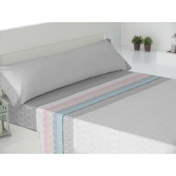 Cabello Textil Hogar - Juego de sábanas térmicas de Pirineo - 3 Piezas -  110 Gr/m2 - Mod. GILVA (Gris, Cama de 135 cm (135_x_190/200 cm)) :  : Hogar y cocina