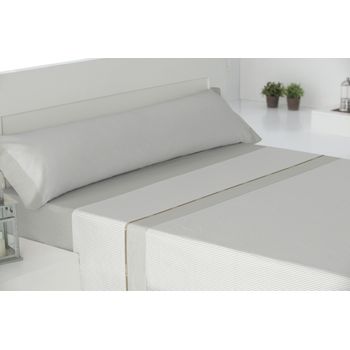 Juego De Sábanas 4 Piezas Cama 135cm + 2 Fundas Almohada Line Beige Donegal Collections