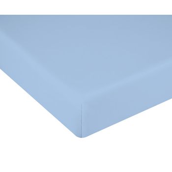 Sábana Bajera Ajustable Donegal Cama 90cm Celeste