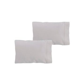 Set Dos Fundas De Almohada Donegal 70cm O Cama 135cm Gris Claro