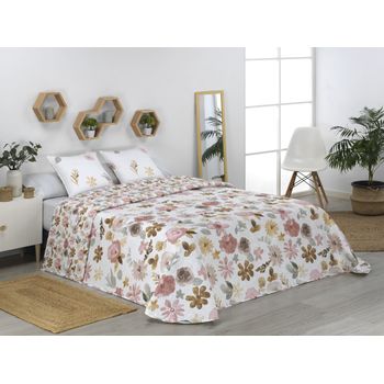 Colcha Bouti Estampada + Funda Cojín Talesnal Cama De 90cm 180x260cm