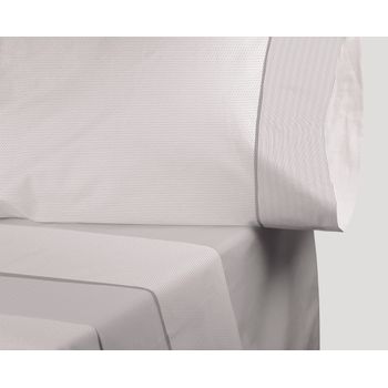 Vipalia - Juego Sabanas cama 134 / 140 3 Piezas. Sabanas Lisas 50% Algodon  50% Poliester Super Suave. Diseño Liso. Color Blanco. Cama 135/140 cm