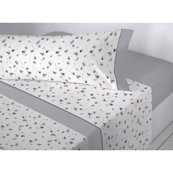 Vipalia - Juego Sabanas cama 180 Franela 4 Piezas. Sabanas invierno 100%  Algodon Súper Suave. Set