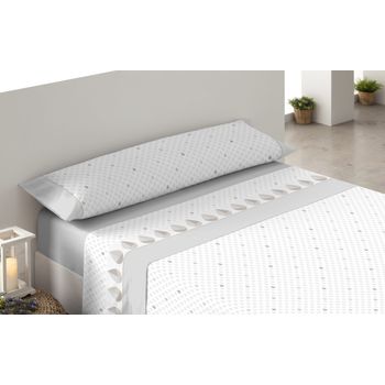 Sábana hojas algodón percal. Cama 135-140cm.