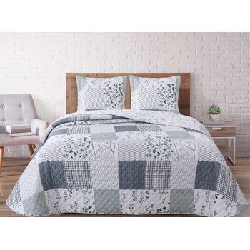 Colcha Lisa + Cojines Acolchada Cama 150 Blanco 250x260cm con Ofertas en  Carrefour