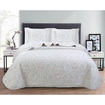 Colcha De Invierno Borreguito + Cojines Camomila Gris Cama 135cm 235x260cm  Donegal Collections con Ofertas en Carrefour