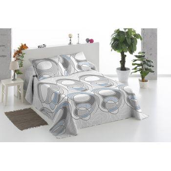 Colcha Bouti Estampada + Fundas Cojines Febros Cama De 90cm 180x260cm