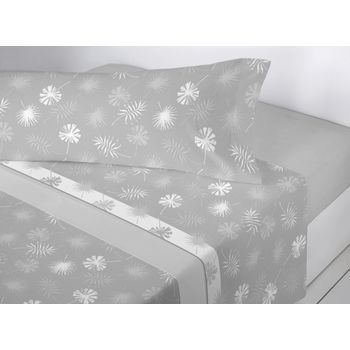 Juego De Sábanas Invierno Ademia Gris Coralina 100% Poliéster Para Cama De  150 Cm con Ofertas en Carrefour