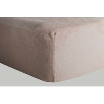 Sábana Bajera Ajustable Coralina Vison Cama 135cm Dc Home