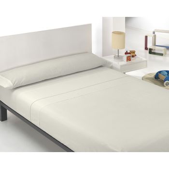 Juego De Sábanas Tres Piezas Liso Beige Cama De 90cm Donegal Collections