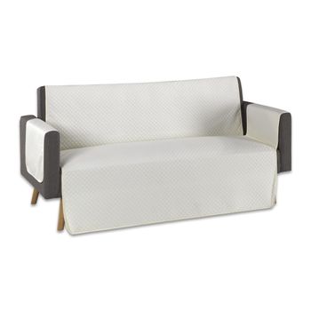 Funda Protectora De Sofá Acolchada Chaise Longue Izquierdo Crema Donegal Collections