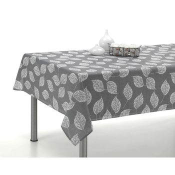 Mantel Estampado Antimanchas 140x300cm Toln Gris Donegal Collections