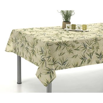 Mantel Estampado Antimanchas 100x140cm Yuc Verde Donegal Collections