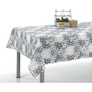 Pack 2 Manteles Estampado Tacto Tela 50x140cm Krepi Azul Donegal Collections