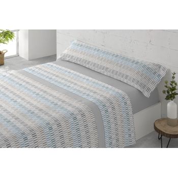 Juego De Sábanas Tres Piezas Cama De 90cm Paly Gris Donegal Collections