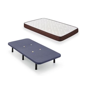 Cama Completa - Colchón Flexitex + Somier Multiláminas + 4 Patas De 26cm,  80x190 Cm con Ofertas en Carrefour