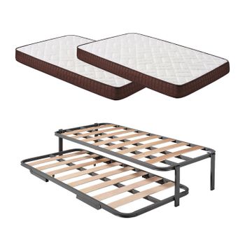 Cama Somier Plegable Con Colchón Espumación De Pikolin - 90x190 Cm con  Ofertas en Carrefour