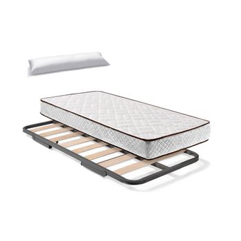 Cama Completa - Colchón Flexitex + Somier Lama Ancha + 4 Patas De 32cm,  105x200 Cm con Ofertas en Carrefour