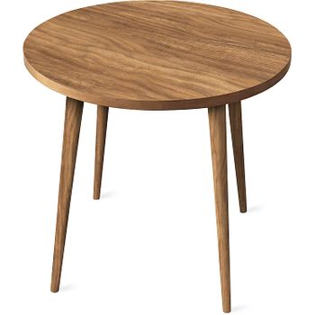 Misuri | Mesa Redonda De Cocina Comedor O Café | Madera Maciza Natural Acabado Encerado | Medidas 80 X 80 X 75 Cm