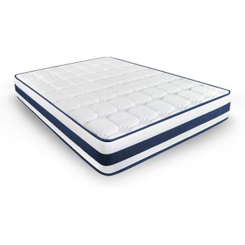 Colchon 105x180 Confort Pro Altura 14 Cm Ergonomico, Transpirable, Memory.  Ideal Para Cama Nido