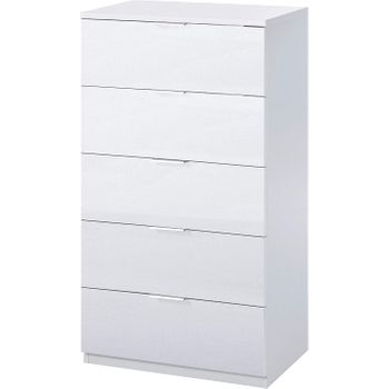 Cómoda 4 Cajones Cube Para Dormitorio / Vestidor 76x80x40 Cm Color Blanco  con Ofertas en Carrefour