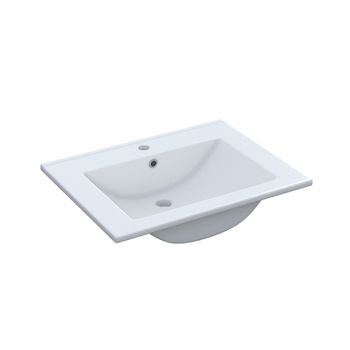 Lavabo De Cerámica Para Muebles De 60 Cm