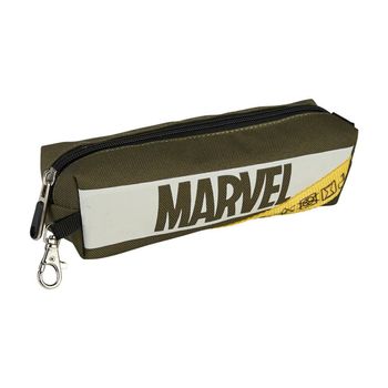 Estuche Escolar Marvel Verde (5 X 5 X 20 Cm)