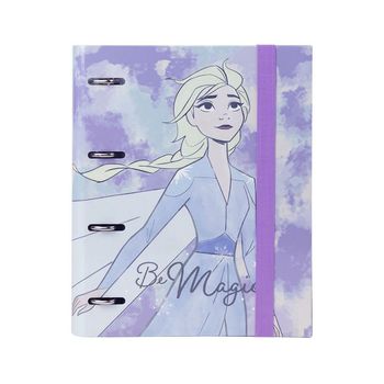 Carpeta De Anillas Frozen A4 Lila (26 X 32 X 4 Cm)