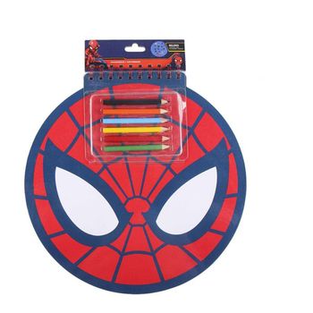 Set De Papelería Spiderman Cuaderno (30 X 30 X 1 Cm)