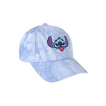 Gorra Con Visera Curva De Stitch - Azul - Apta Para Adultos - Detalle Bordado Del Personaje - Gorra Para Adultos Con Cierre Trasero Ajustable Y Tejido Tye Dye - Producto Original Diseñado En España