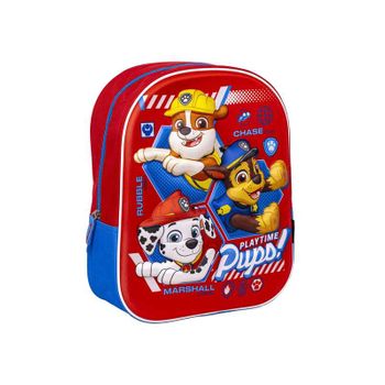 Mochila Infantil 3d Paw Patrol 25x31x10 Cm (cerdá - Patrulla Canina - 2100004350)