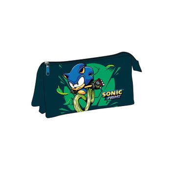 Estuche Portatodo 3 Compartimentos Sonic Prime