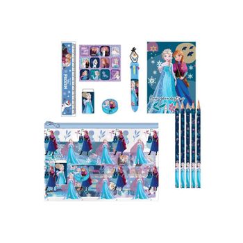 Conjunto Papelería Escolar Eva Frozen