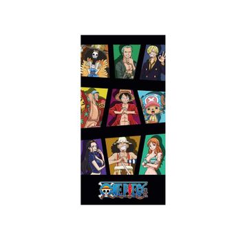 Toalla Infantil De One Piece - Multicolor - 70x140 Cm