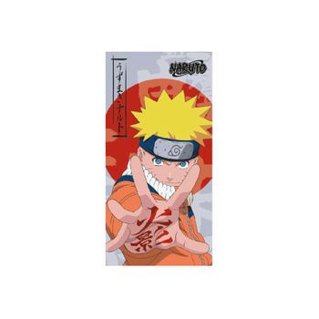 Toalla Infantil De Naruto - Multicolor - 70x140 Cm - Elaborada Con 100% Poliéster De 240 Gsm - Toalla Pequeña - Estampado De Boruto Uzumaki - Producto Original Diseñado En España