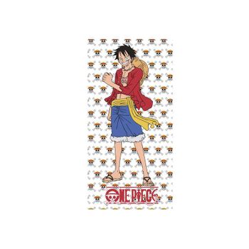 Toalla Infantil De One Piece - Multicolor - 70x140 Cm