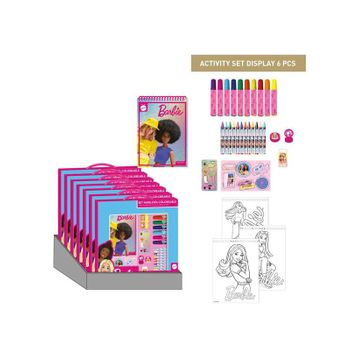 Conjunto De Papelería Coloreable Barbie