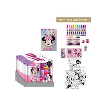 Minnie Conjunto De Papelería Coloreable