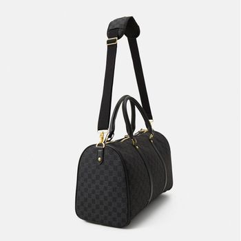 Bolsa Jor- -dan 23 Unisex Negro Y Dorado - Spazioluzio