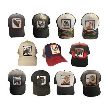 Aguila Freedom  ,  Gorras Goorin Bros The Farm Con Aplique Diseño Animales Variados Talla Unica Adulto - Spazioluzio