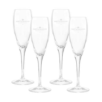 Pack X4 - Spazioluzio - Copa De Champán Imperial Cristal Moet&chandon 22cm