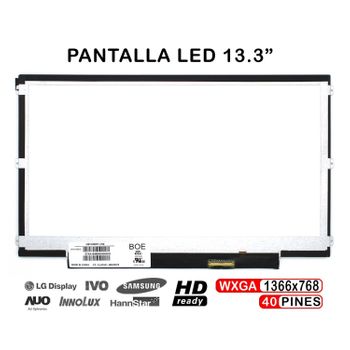 Pantalla Led De 13.3" Para Portátil Hb133wx1-100 40 Pines