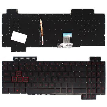 Teclado Retroiluminado Para Laptop Asus Tuf Gaming Fx504 Fx504gd Fx504ge Fx504gm Series