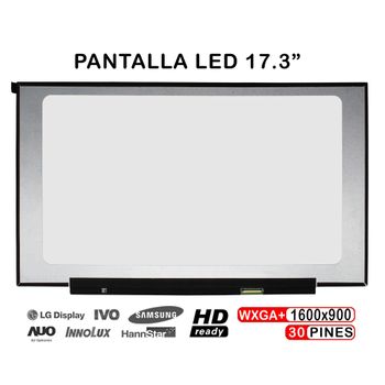 Pantalla Led De 17.3" Para Laptop Nt173wdm-n23 V8.0 Nt173wdm-n25