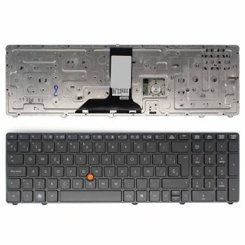 Teclado Para Portátil Hp Elitebook 8760w 8760p 8770p 8770w Con Marco